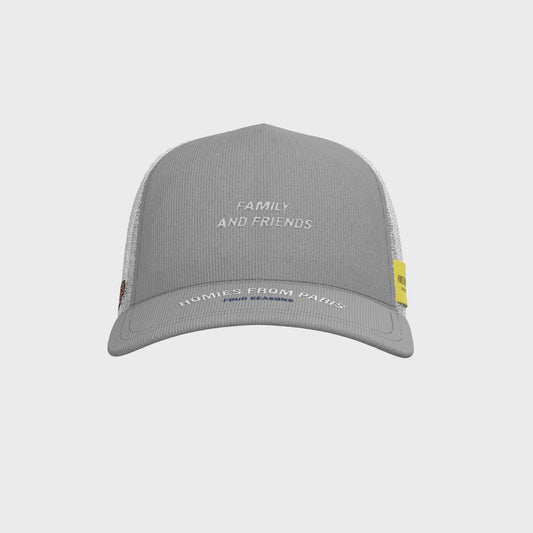 FOUR SEASONS SUEDE TRUCKER HAT GREY F&F