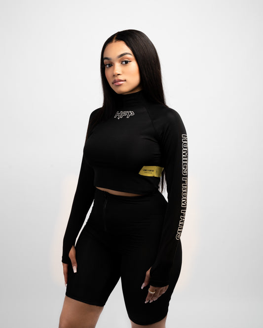 LONG SLEEVE CROP TOP